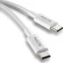 NGS Zyro Cable USB 2.0 Tipo-C Macho a Macho 60W 480Mbps 1m Blanco